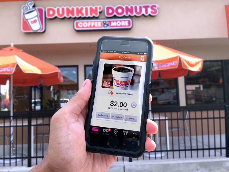 Does Dunkin' Donuts accept Google Pay for drive-thru orders