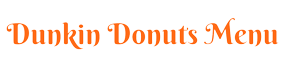 Dunkin-Donuts-Menu